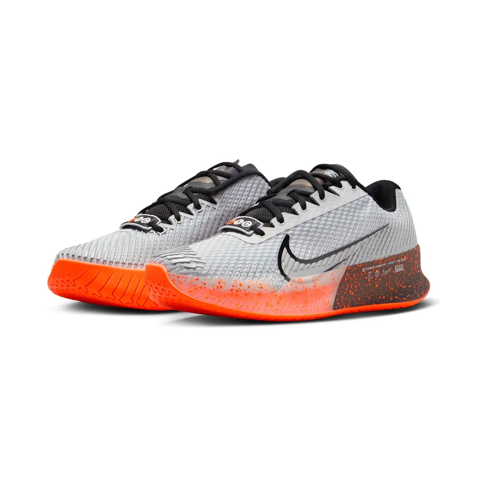 Nike Court Vapor 11 HC Premium Pure Platinum Black Hyper Crimson Metallic Silver (FQ7721-001)
