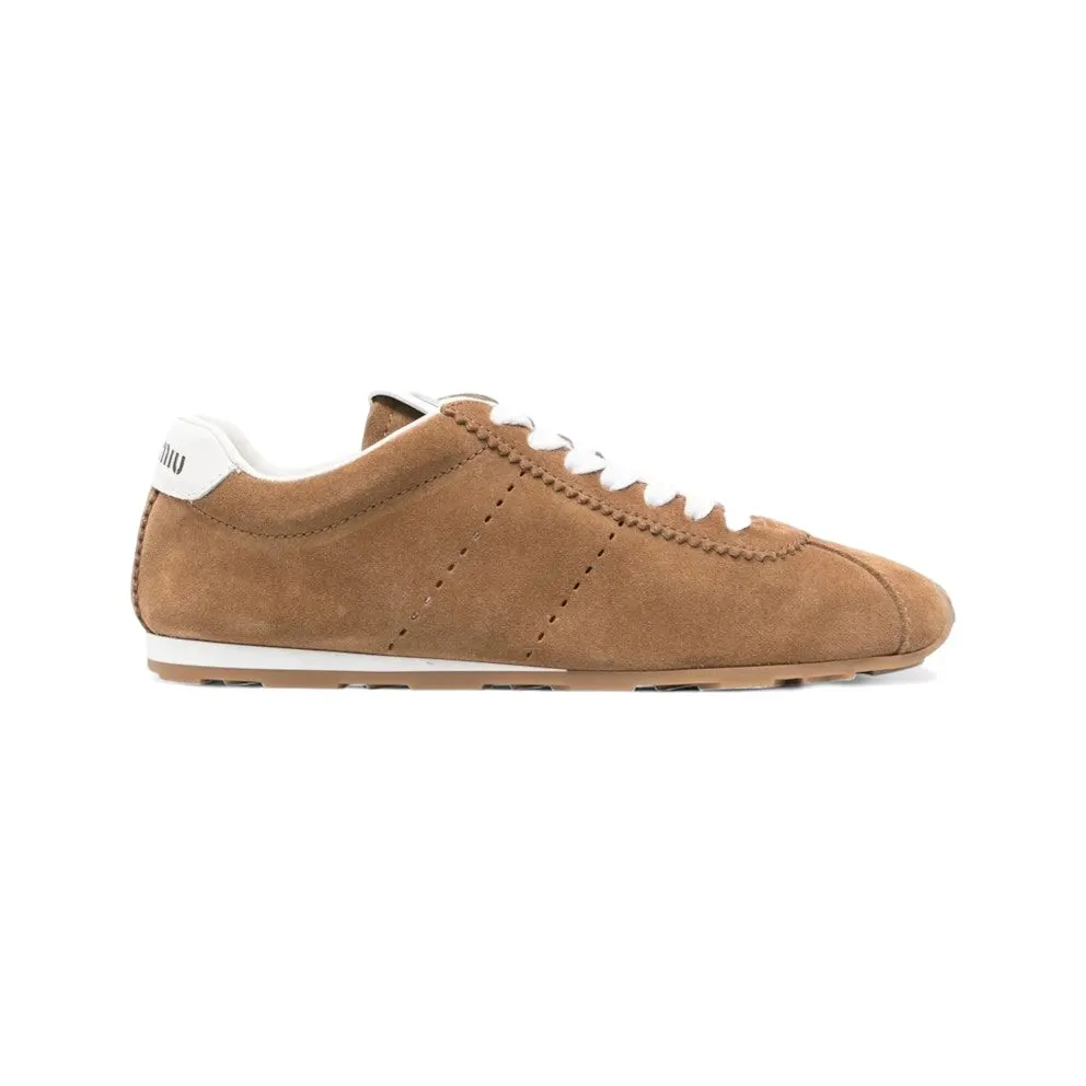 Miu Plume Suede Sneaker Cannella (5E114E_054_F0401_F_005)