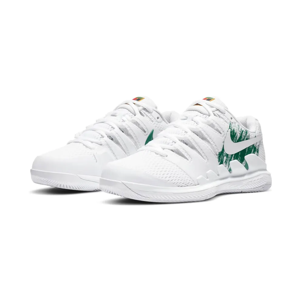 NikeCourt Air Zoom Vapor X Hardcourt – White “White / Clover / Gorge Green” (AA8027-111)