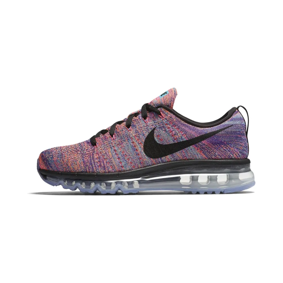 Nike Flyknit Max Multi-Color Pink Purple (W) Concord/Black-Gamma Blue-Pink Pow (620659-404)