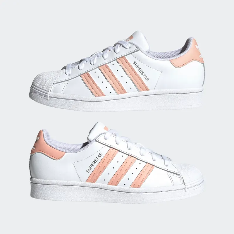 Adidas Superstar Cloud White / Haze Coral / Cloud White (GZ9097)