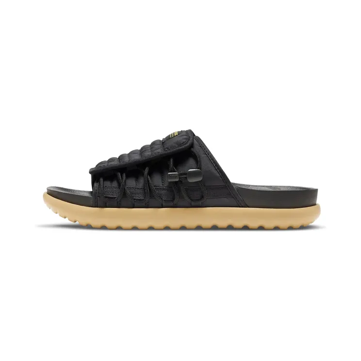 Nike Asuna 2 Slide “Black / Anthracite / Club Gold / Sanded Gold” (DC1457-004)