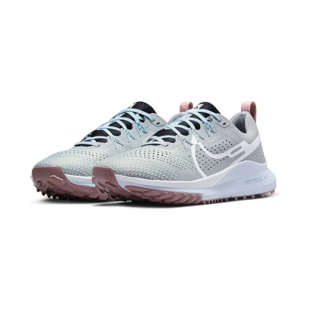 Nike React Pegasus Trail 4 Light Smoke Grey Black Glacier Blue White (DJ6159-005)