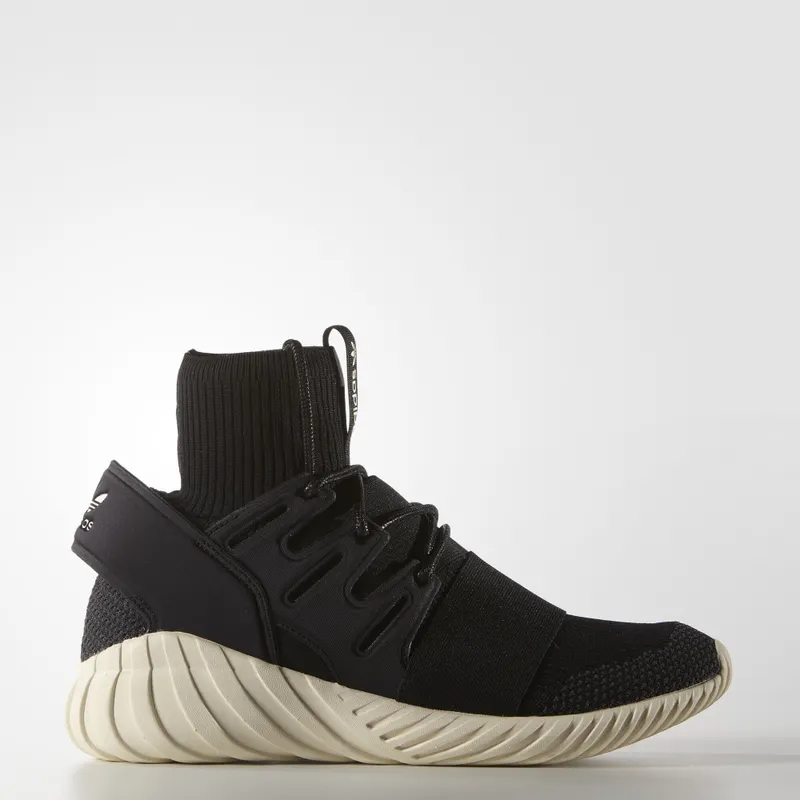Adidas Tubular Doom Primeknit ‘Core Black’ Core Black/Core Black/Cream White (S74921)