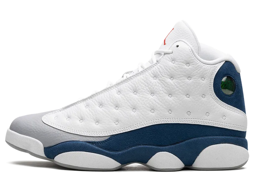 Nike Jordan Kids White & Navy Air Jordan 13 Retro Big Kids Sneakers (DJ3003-164)