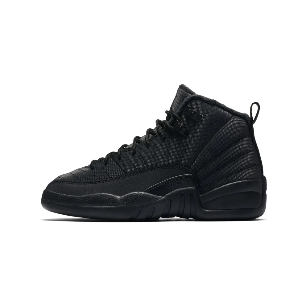 Jordan 12 Retro Winter Black (GS) Black/Black-Anthracite (BQ6852-001)