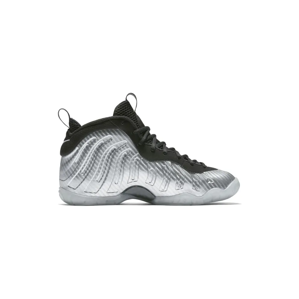 Nike Air Foamposite Pro Silver Surfer (GS) Metallic Silver/Metallic Silver-Black (644792-007)
