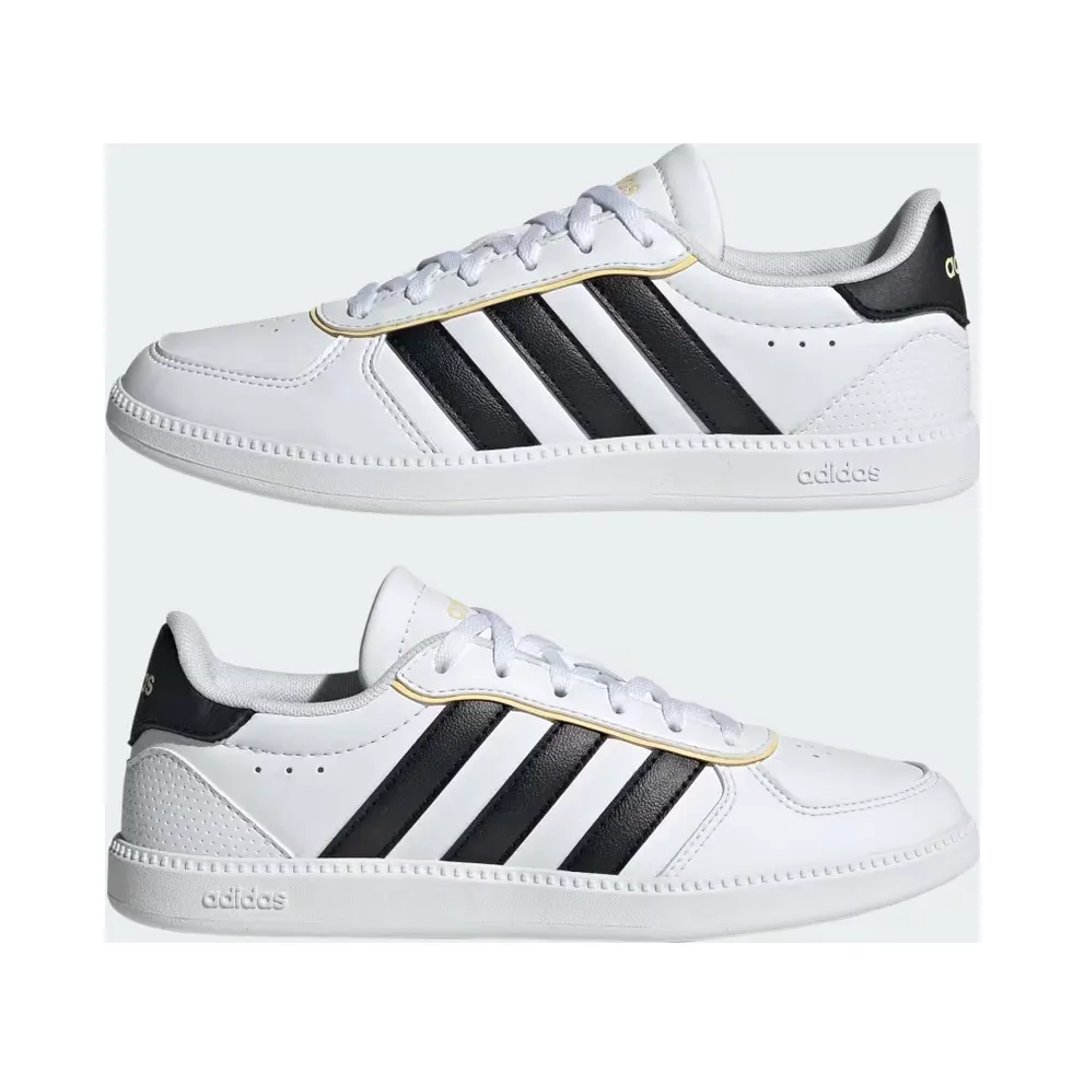 adidas Breaknet Sleek Shoes Kids “Cloud White / Core Black / Orange Tint” (JQ3056)