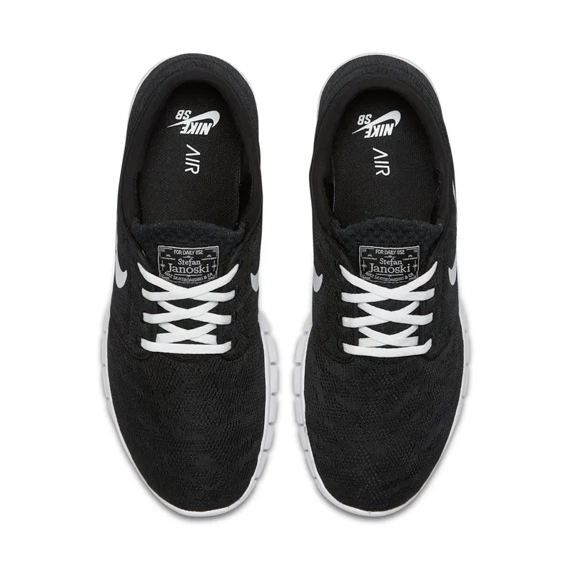 Nike SB Stefan Janoski Max Black White Black/White (631303-010)