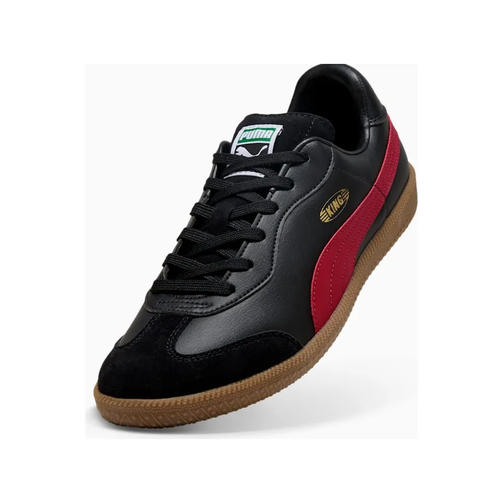 Puma King 21 IT Black Dark Crimson (106696-13)