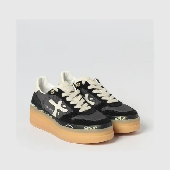 Premiata Micol Suede Sneakers Black 1 (MICOL8193)