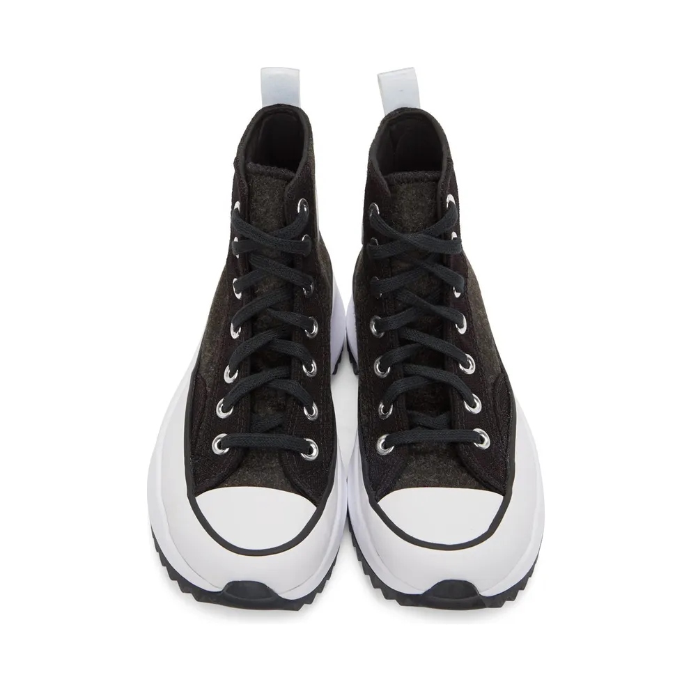 Converse Run Star Hike High ‘Black Ice – Black Silver’ Black/Silver/White (169437C)
