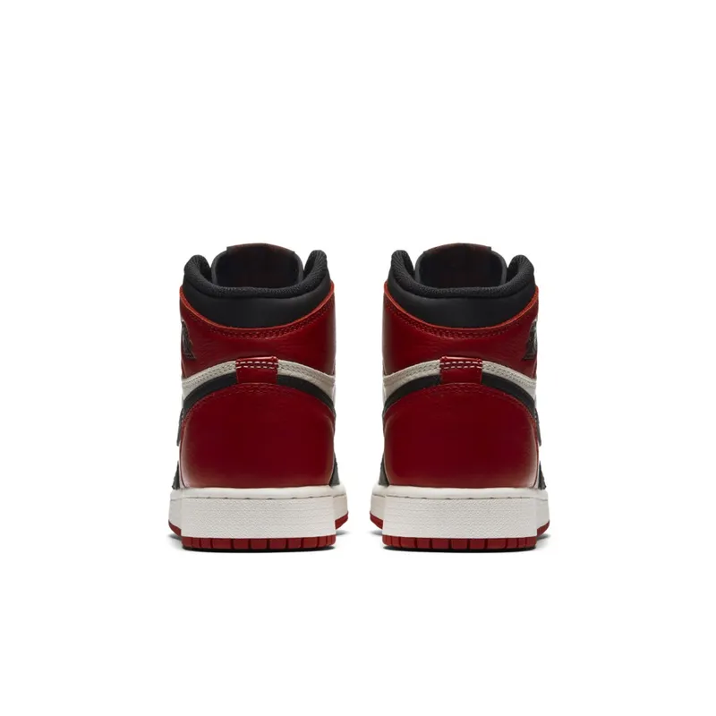 Air Jordan I 1 AJ Retro OG High Bred Toe GS 2018 (Kids Size) (575441-610)