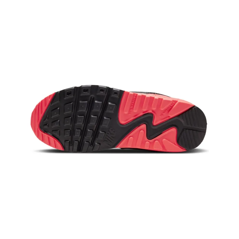 Nike Air Max 90 Infrared 2020 (GS) White/Black-Cool Grey-Radiant Red (DC8334-100)