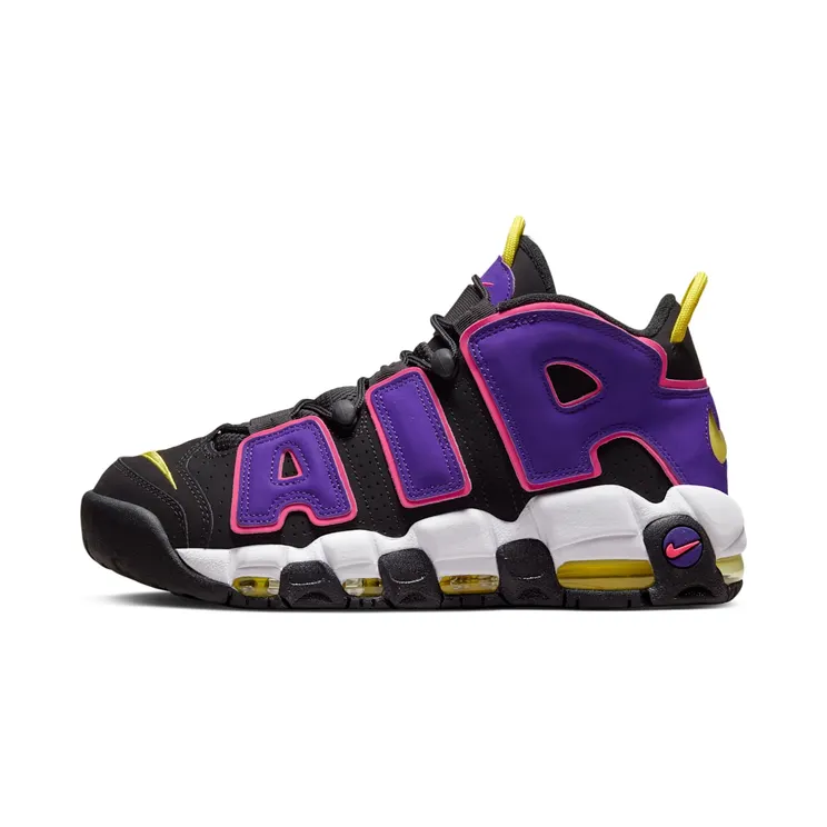 Nike Air More Uptempo “Black / Court Purple / Hyper Pink / Multi-Colour” (DZ5187-001)