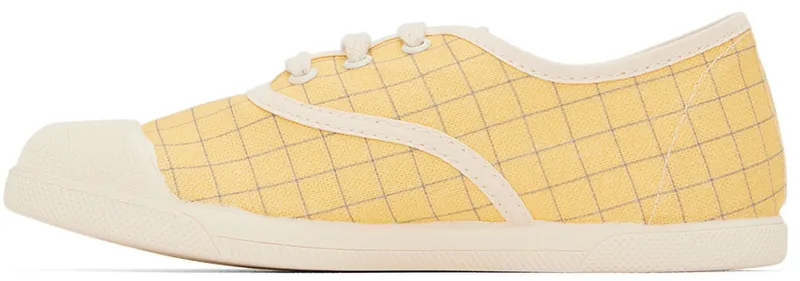 TINYCOTTONS Kids Yellow & Blue Grid (SS22-300)