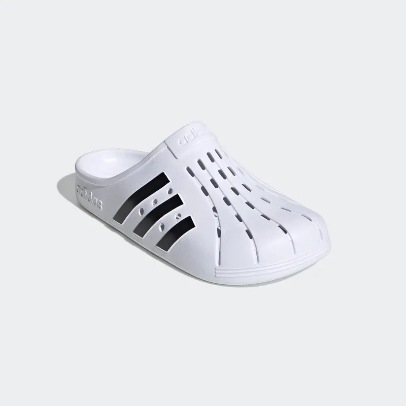 adidas Adilette Clog White Black Cloud White/Core Black/Cloud White (FY8970)