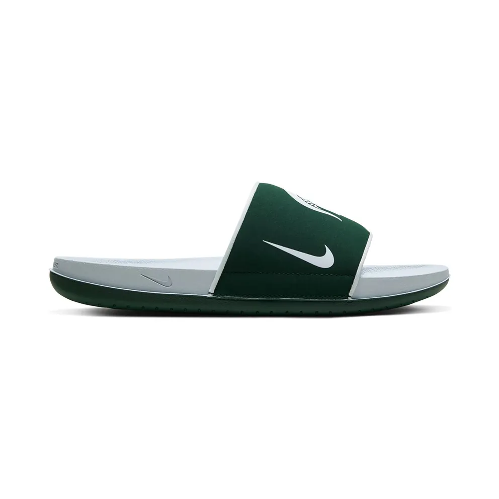 Nike College Offcourt Michigan State Particle Grey/Grey Fog-White-Metallic Silver (CZ9677-001)