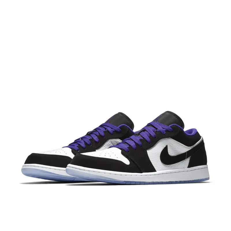 Jordan 1 Low Concord White/Black-Dark Concord (553558-108)