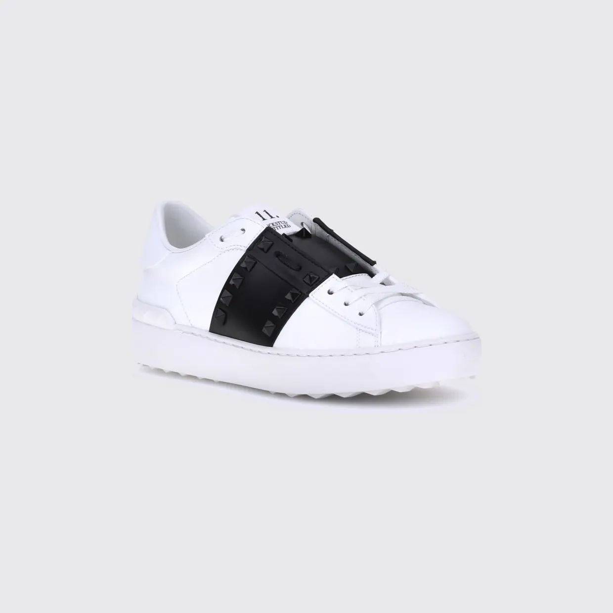 Valentino garavani Rockstud Untitled Sneakers in Smooth Leather with Studs White (S0A01LTUA01)