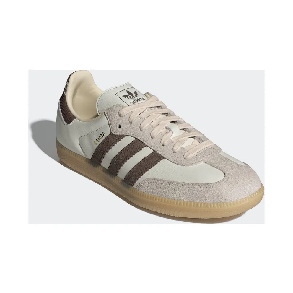Adidas SAMBA OG Shoes Cloud White / Earth Strata / Gum (IH6845)