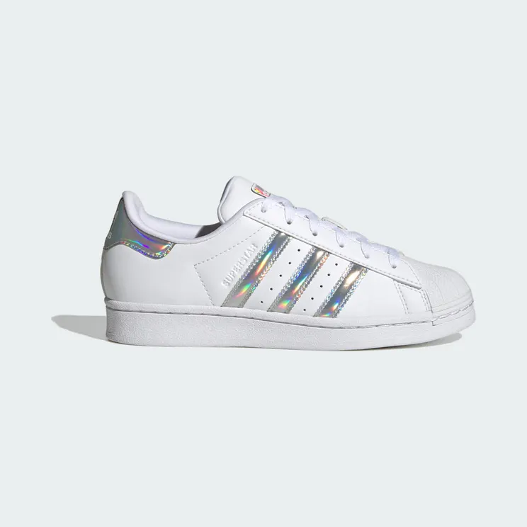 adidas Superstar Kids White / Iridescent / Silver Dawn (IG0238)