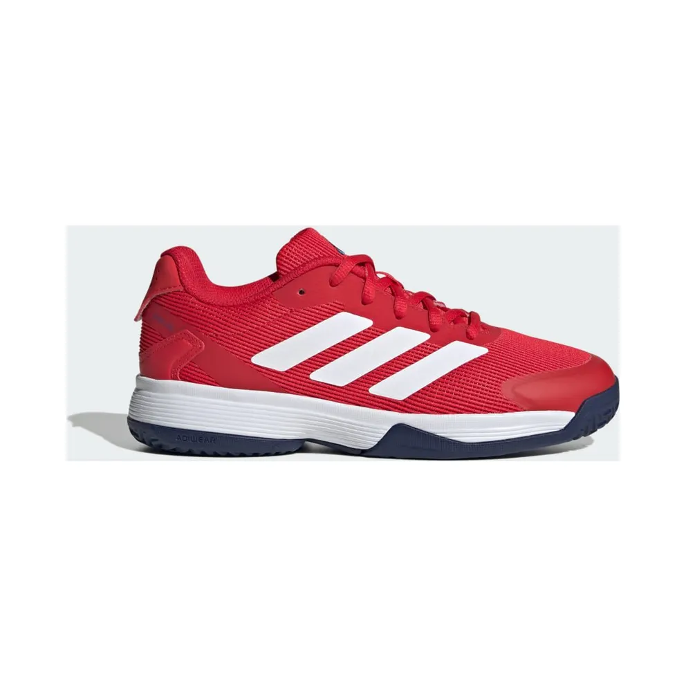 adidas Ubersonic Tennis Shoes Kids “Pure Ruby / Cloud White / Dark Blue” (KK3821)