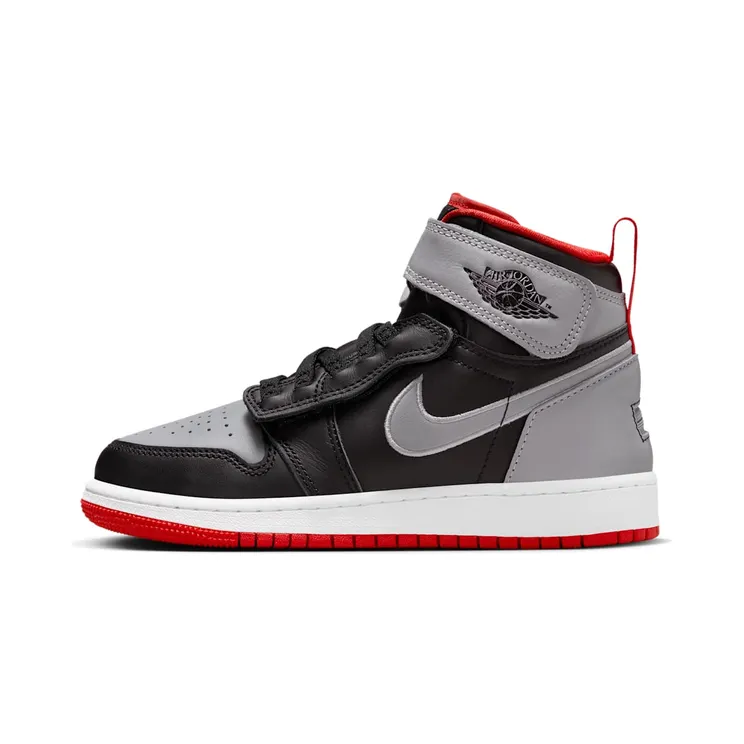 Air Jordan 1 Hi Flyease GS Bread Shadow “Black / Cement Grey / White / Fire Red” (DC7986-010)