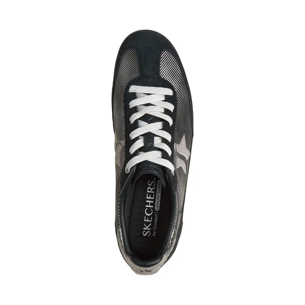 Skechers SKX 92 – Perfectly Shimmered Sneaker Black/Silver