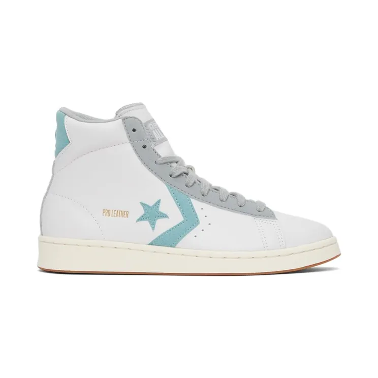 Converse Pro Leather Hi White / Soft Aloe / Ash Stone (171607C)