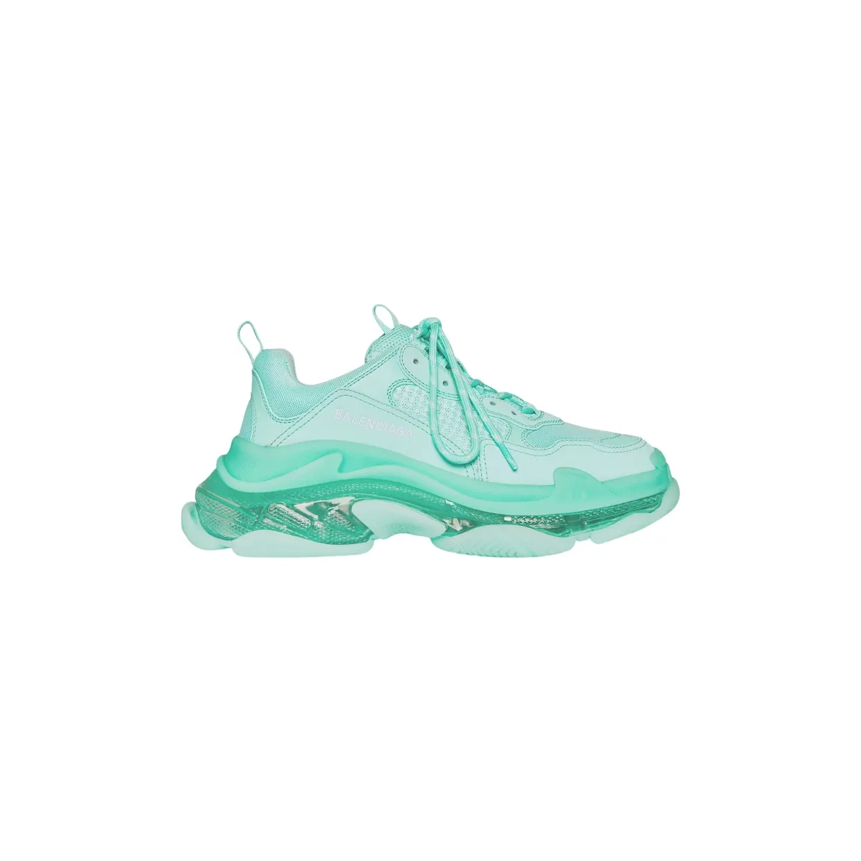 Balenciaga Triple S Clear Sole Green (W) (544351W2GA14500) (2)