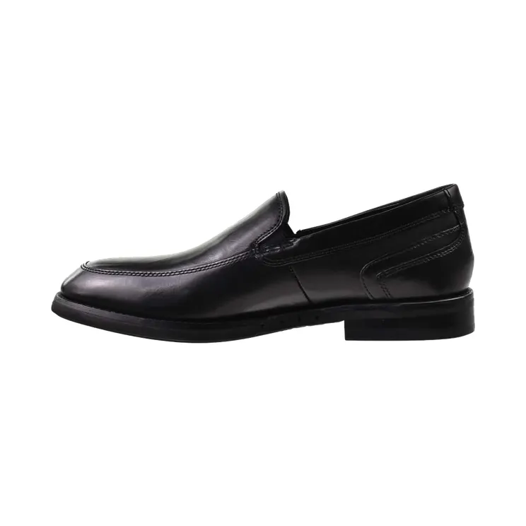 Clarks Un Hugh Step “Black Leather” (26169021)