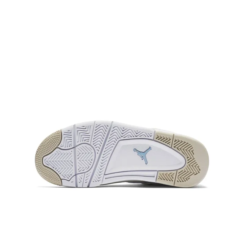Jordan 4 Retro Sand 2017 (GS) White/Boarder Blue-Light Sand (487724-118)