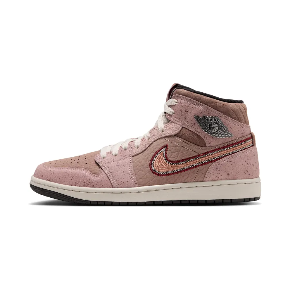 Air Jordan 1 Mid – Dia de Los Muertos – “Desert Dust / Particle Beige / Light Orewood Brown / Terra Blush” (IZ4718-283)