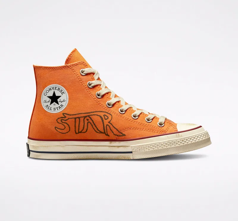 Converse Converse x Come Tees Chuck 70 Sun Orange/egret/black (A01762C)