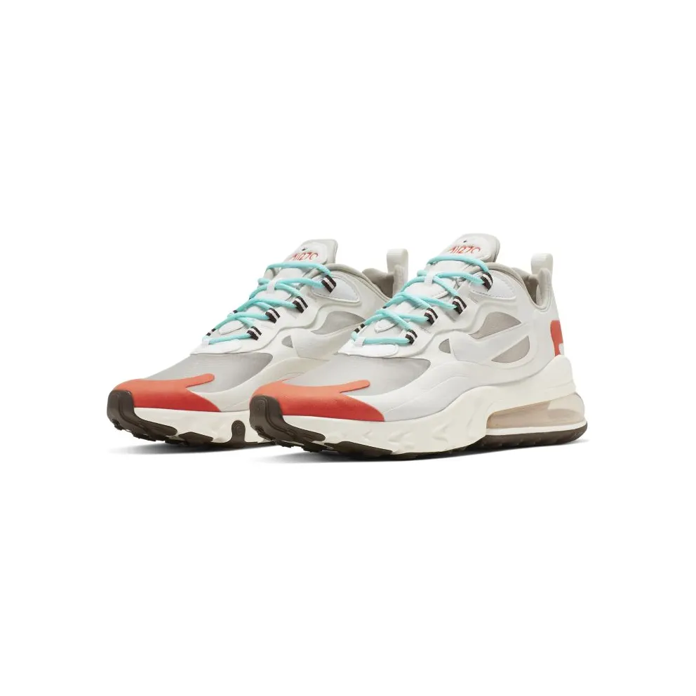Nike Air Max 270 React Light Beige Chalk Light Beige Chalk/Summit White/Team Orange (AO4971-200)