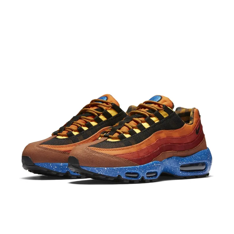 Nike Air Max 95 Campfire Pack Dark Cayenne/Black-Rust Factor-Solar Orange-Laser Orange-Cognac (538416-600)