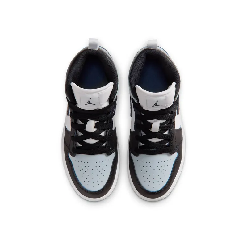 Air Jordan 1 Black/Aura/Squadron Blue/Black (DQ8424-002)