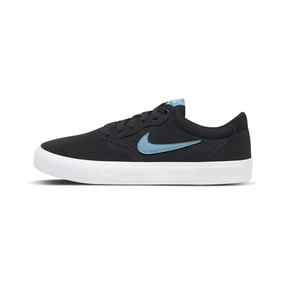 Nike SB Chron Solarsoft Black “Off-Noir / White / Cerulean” (CD6278-010)
