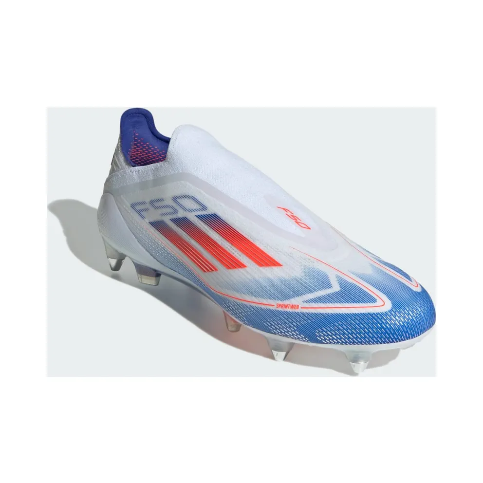 adidas F50 Elite Laceless SG Cloud White Solar Red Lucid Blue (IF1319)