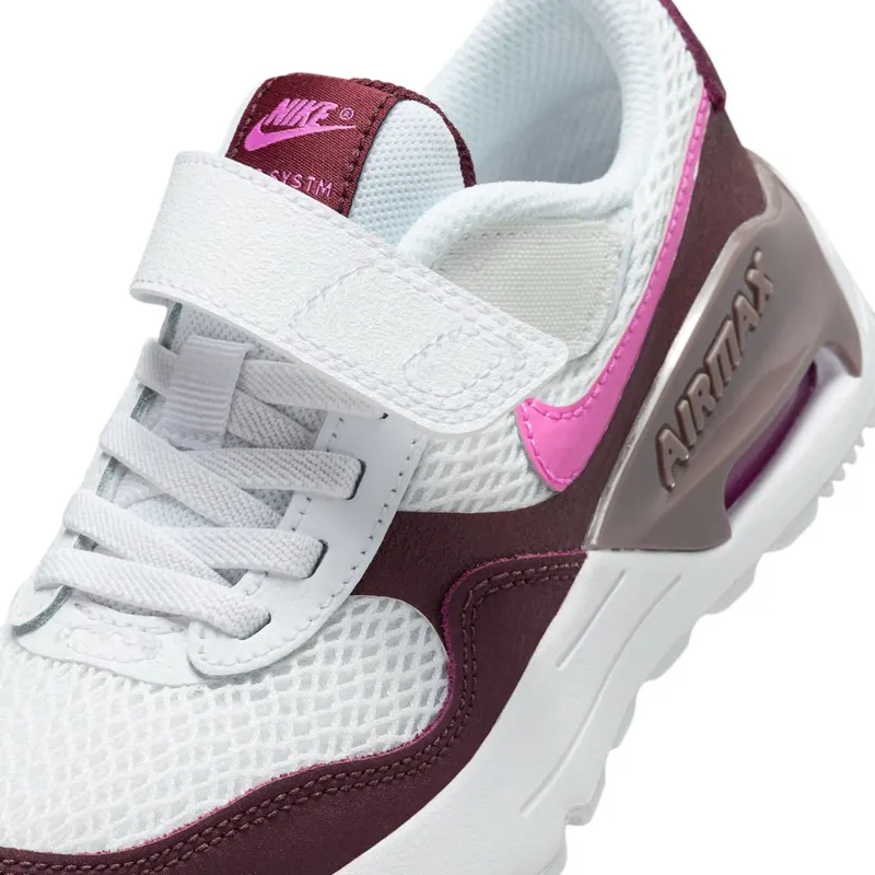 Nike Air Max SYSTM White Burgundy Crush Violet Ore Playful Pink (DQ0285-116)