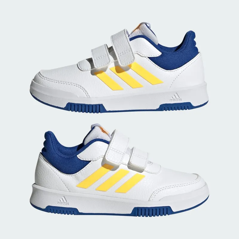 Adidas Tensaur with Velcro Cloud White / Spark / Royal Blue (IG8581)