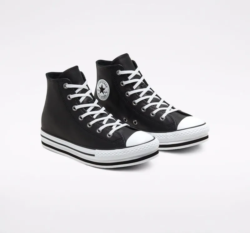Converse Big Leather Chuck Taylor All Star Platform (666391C)