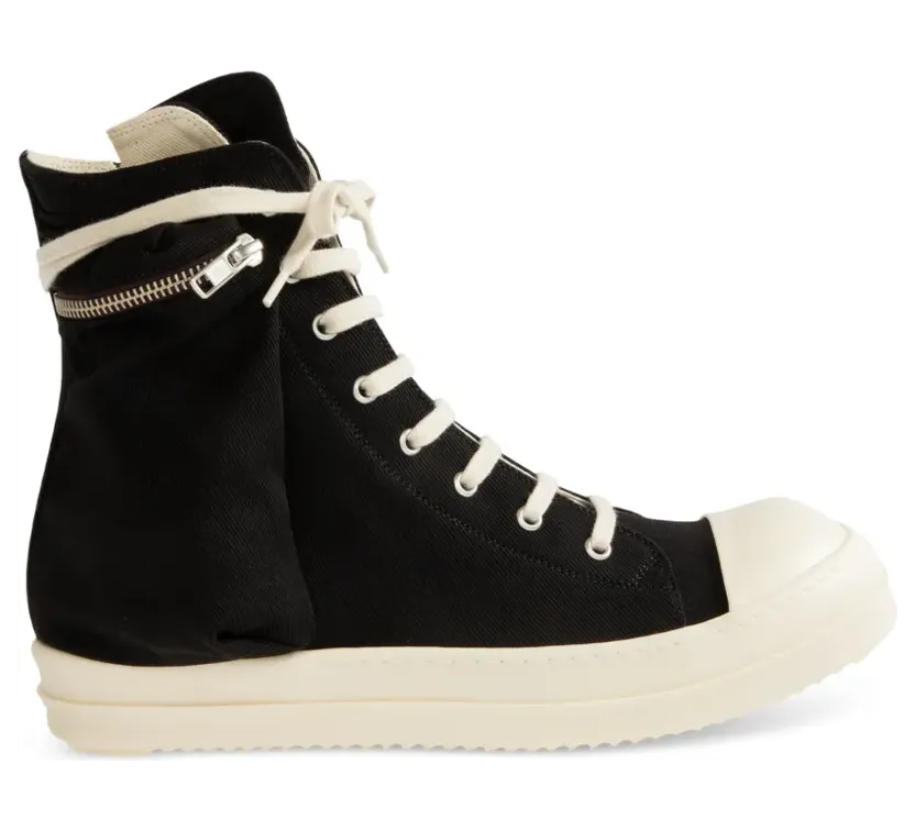 Rick Owens DRKSHDW Cargo-Sneakers mit Reißverschluss – Schwarz (DU01F4801DO)