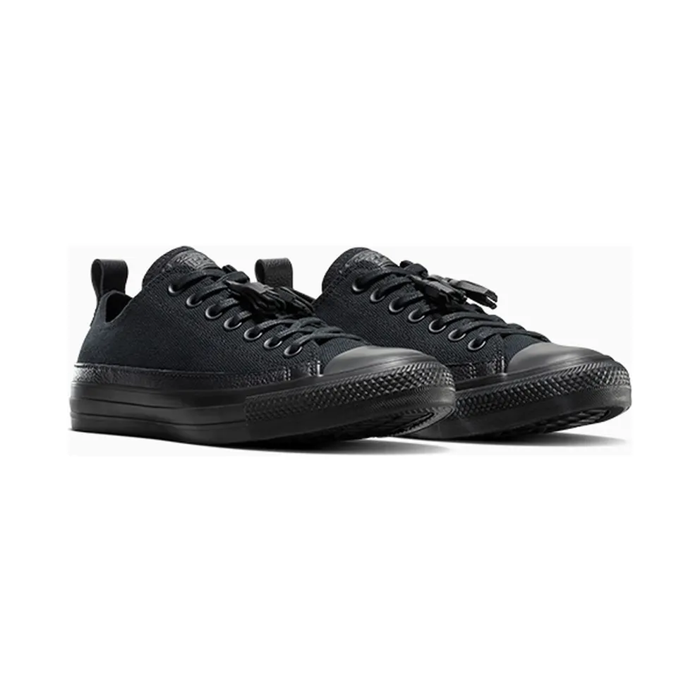 Converse Chuck Taylor All Star Crafted Canvas + Leather Low Top Black/Black/Black (A14437C)
