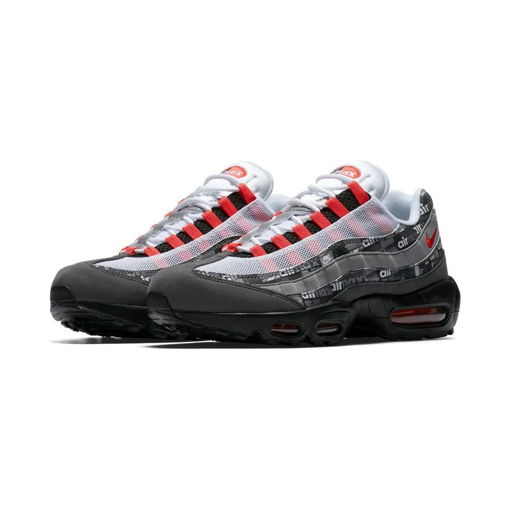 Nike Air Max 95 Atmos We Love (Bright Crimson) Black/Bright Crimson-Medium Ash (AQ0925-002)