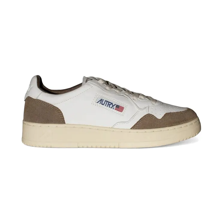 Autry Medalist Leather Low White Tobacco (AULM-GS43)