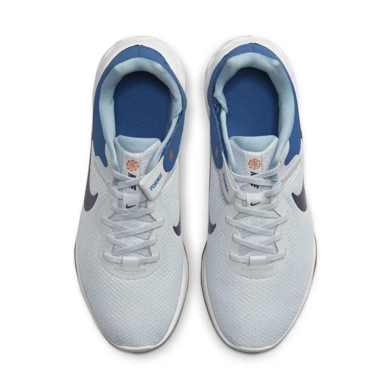 Nike Revolution 6 FlyEase Next Nature Easy On/Off Road Running Grey (DC8992-002)