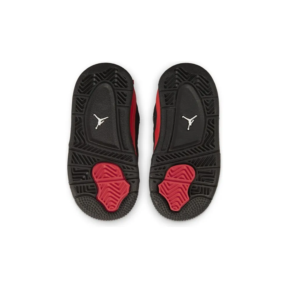 Air Jordan 4 Retro Red Thunder (TD) – “Black / Multi-color-multi-color-crimson” (BQ7670-016)
