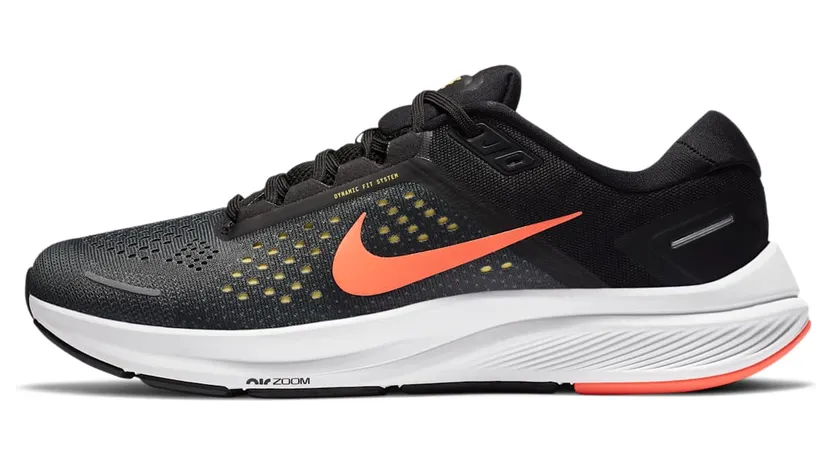 Nike Air Zoom Structure 23 Black Bright Mango (CZ6720-006)